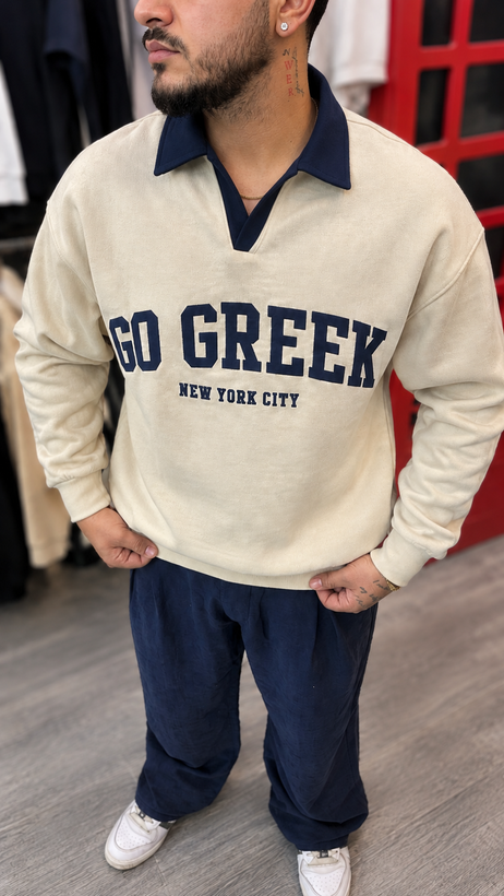 پولوشرت دورس سه نخ پنبه گرم بالا GO GREEK